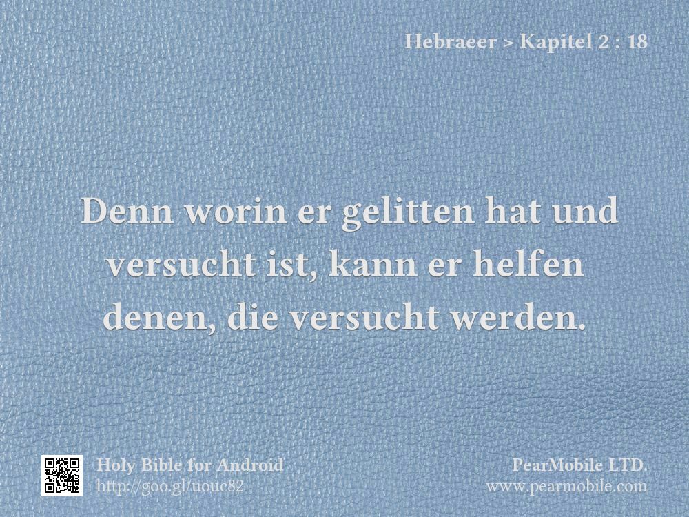 Hebraeer, Kapitel 2:18